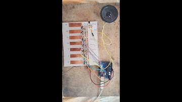 Musical keyboard using touch keys ( Arduino )
