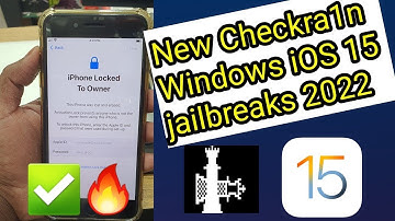Jailbreak iPhone  iPad iOS 15 4 1 14 8 CheckRa1n for Windows  Easy install in 2022