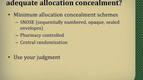 Concealed Allocation: What Is It and Why Is It Important?