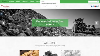 Francisco Sugar Industry Website Template by WT - 55240
