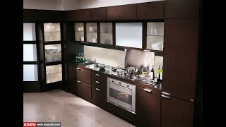 مطابخ الوميتال بني تصميمات حديثة, Modern Brown Kitchen