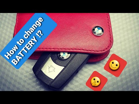 How to change batteries for BMW Keyless Remote F30 F31 E92 replacement ...