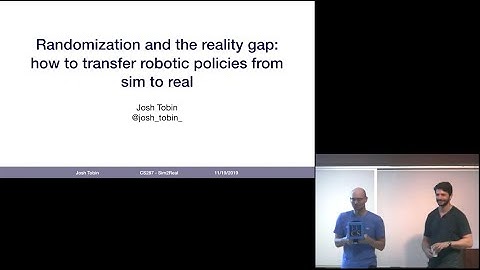 Lecture 22 Sim2Real and Domain Randomization -- CS287-FA19 Advanced Robotics at UC Berkeley