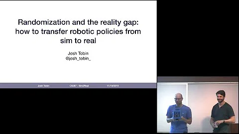 Lecture 22 Sim2Real and Domain Randomization -- CS287-FA19 Advanced Robotics at UC Berkeley