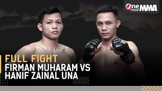 Gokil Bro! 🔥 Firman Muharam vs Hanif Zainal || Full Fight One Pride MMA FN 37