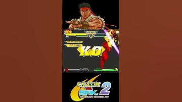 Ryu Ex Groove 100% Combo Capcom vs SNK 2#retrogaming