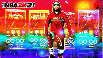NBA 2K21 *RARE* scoring machine BEST GUARD BUILD for ISO👁😈