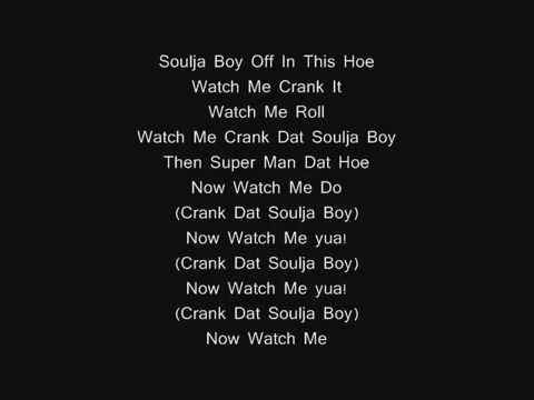 soulja boy - crank that lyrics