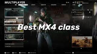 The best MX4 class ( call of duty Cold War)