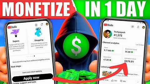 Channel Monetize Kaise Kare | How To Monetize Youtube Channel 🤑 | Techyogesh