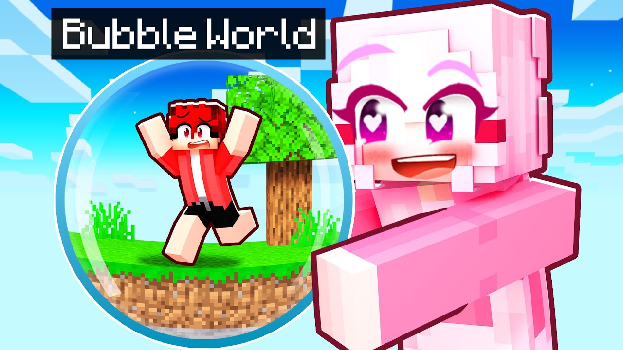 MY CRAZY FAN GIRLS Locked ME Inside A Bubble! (Minecraft)