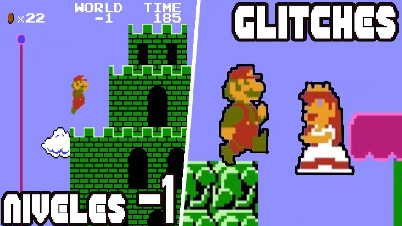 Trucos y Glitches de Super Mario Bros NES | Los niveles negativos