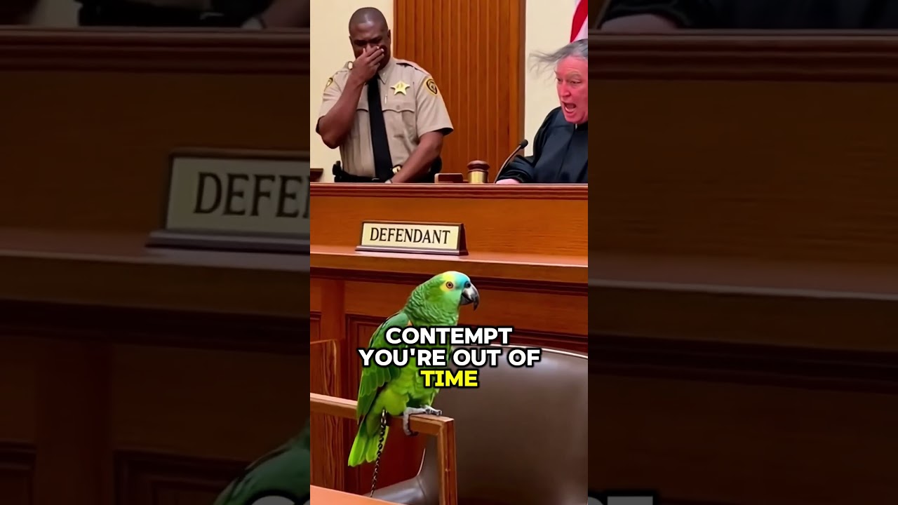 Parrot Loses Court Case Immediately 😂🔨 