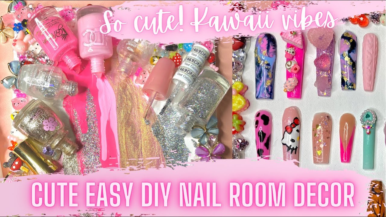 DIY NAIL ROOM DECOR | NAIL ROOM | NAIL SPACE DECOR | DIY NAIL SALON DECOR | NAILS DIY | NAIL POLISH