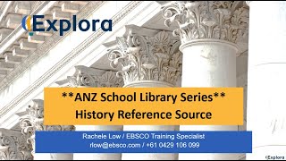 **ANZ School Library Series** History Reference Source