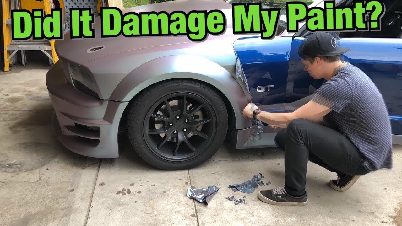 REMOVING MY PLASTI DIP WRAP!!! (I Also Try To Start Wrapping...) YouTube
