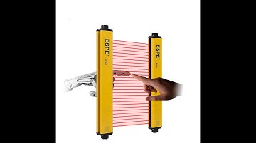 Safety light curtain applied on heavy machine