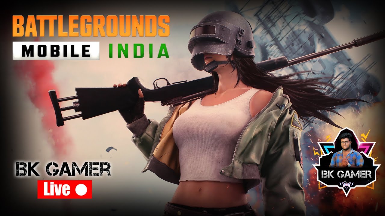 PUBG Mobile BGM GAME PLAY BK GAMER ON LIVE BGMI