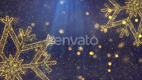 Christmas Snowflake Background 3 | Motion Graphics - Envato elements