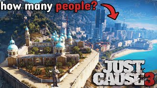 The population of Just Cause 3