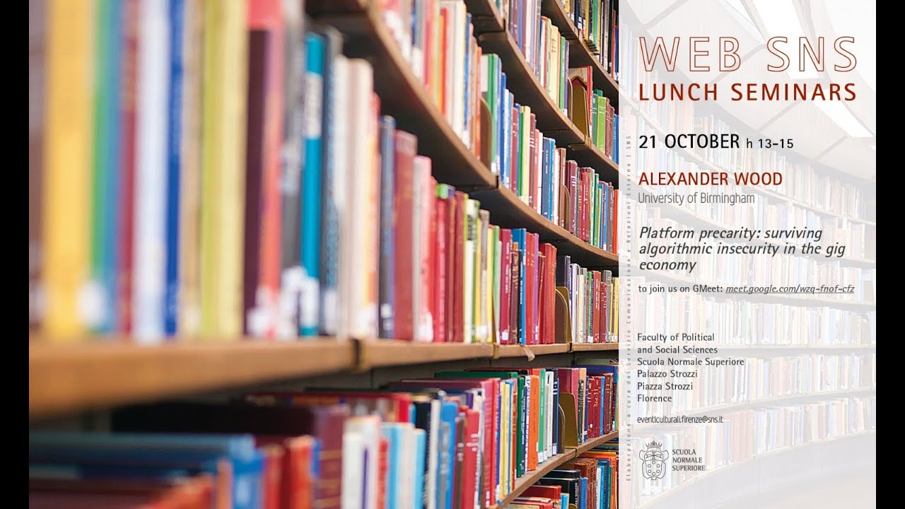 Platform precarity: surviving algorithmic insecurity in the gig economy, Alexander Wood