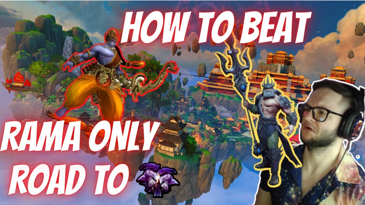 RAMA BEATS POSEIDON?! - SMITE SEASON 8 RANKED 1V1 DUEL