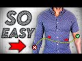 How To Make ANY Dress Shirt Short-Sleeve!