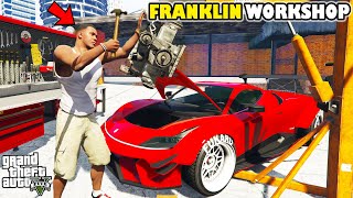 Franklin Planning To Upgrade His New Workshop in Los Santos GTA 5 | SHINCHAN and CHOP
