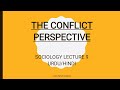 Conflict Perspective | Sociological Perspectives | Sociology Lectures Urdu / Hindi