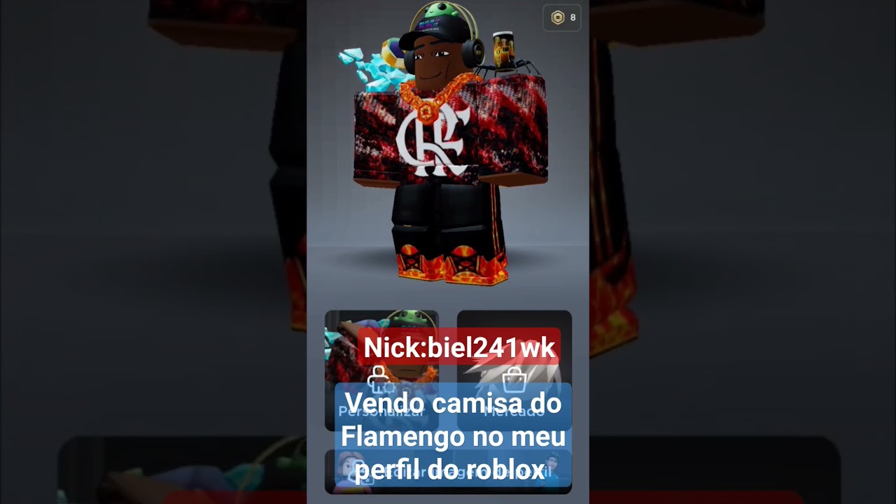 COMO TER A CAMISA DO FLAMENGO DE GRAÇA NO ROBLOX 