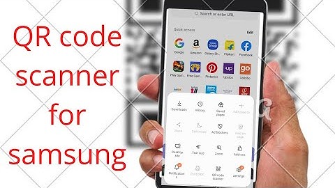 How to scan QR code from camera on Samsung galaxy A21s a20 a30 m21 f12 m12 m30s m30 a50s m10