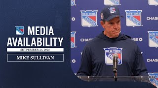 NYR Training Camp: Mike Sullivan Media Availability | September 24, 2025