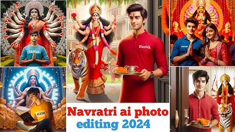 Navratri Ai Photo Editing || Durga Puja Ai Photo Editing || Navratri Couple Ai Photo Editing 2024