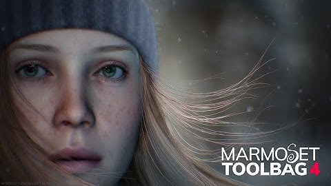 Real-time portrait in Marmoset Toolbag 4
