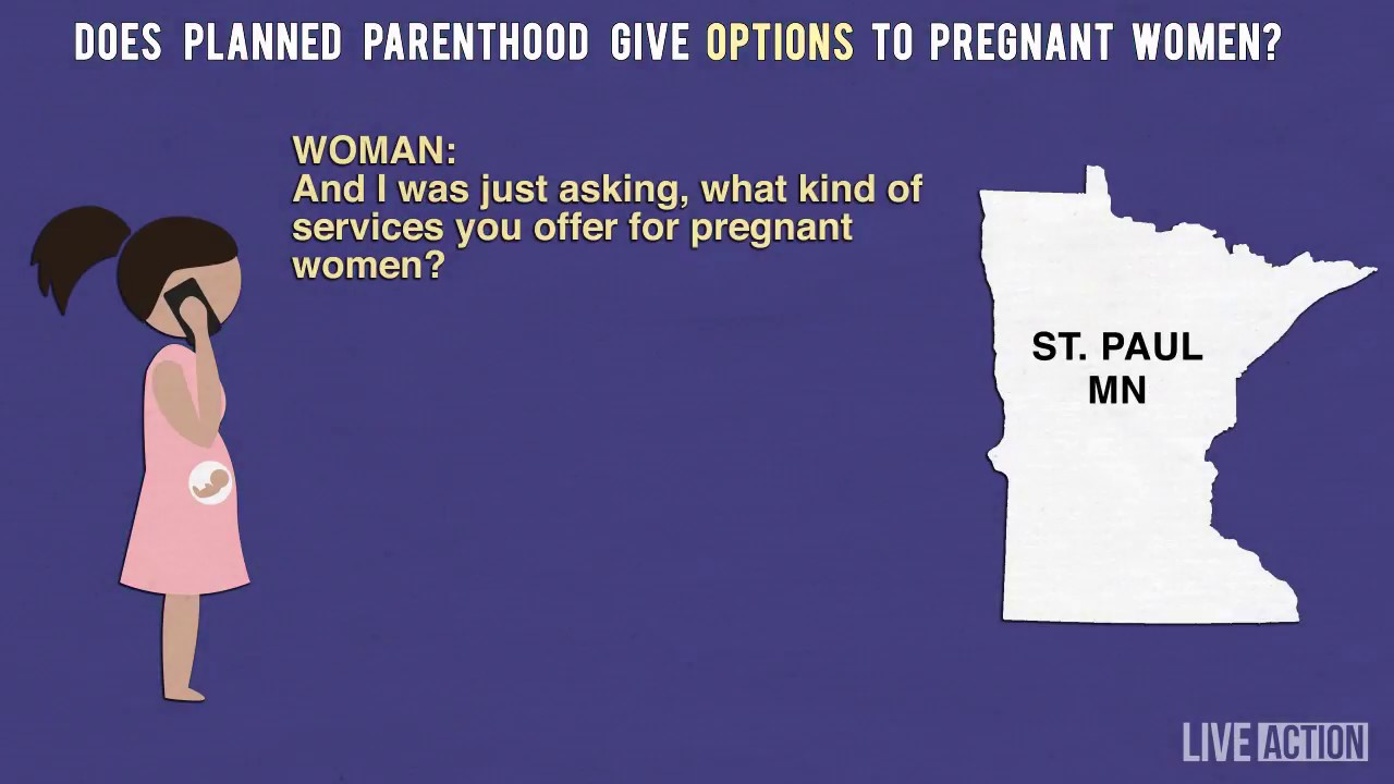 Pregnant women call Planned Parenthood to hear about their options