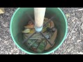 The Compost Chopper Pulverizes Vegetable Scraps