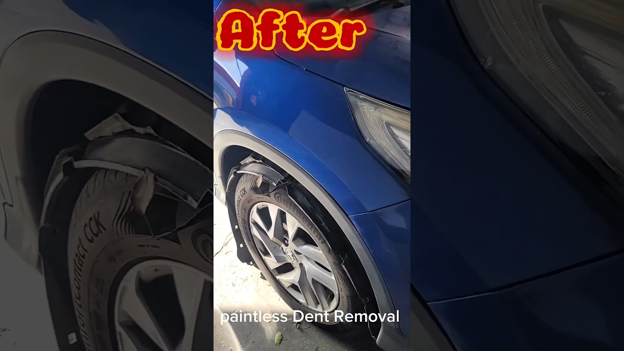Paintless Dent Removal (PDR) , Before and After,  