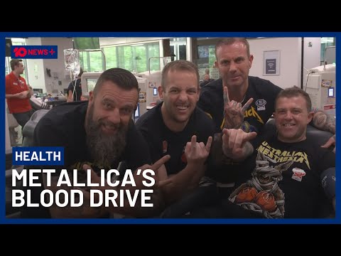 Heavy Metal Band Metallica And Lifeblood Unite For Blood Donation Drive | 10 News+