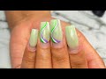 HOW TO: Refill a 6 week old set | UPDATED VERSION |Acrylic Nails Tutorial