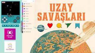 Makecode Arcade - Uzay Savaşları Oyunu screenshot 2