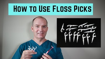 How to use Floss Picks.  Reach Access Flosser and Disposable floss pick.