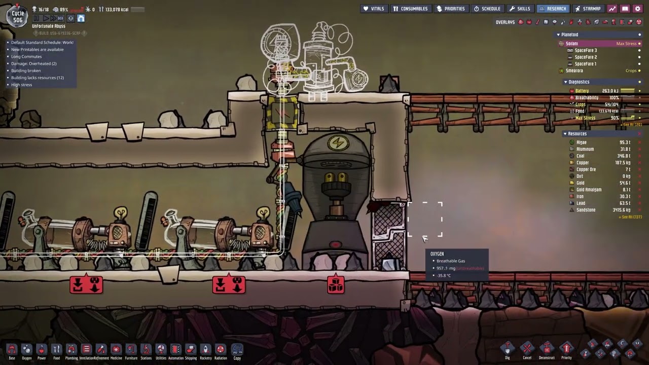 600 Days Oxygen Not Included - Mega Base Progress Day 502-600 🚀 - Part 6