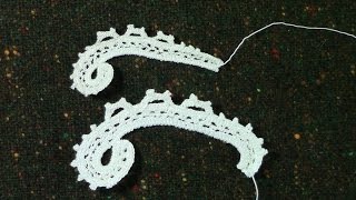 Irish Crochet Basics, Scroll 3