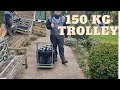 150kg Heavy Duty Folding Platform Trolley, Flatbed Trolley, Truck on Wheels