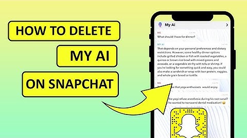 How To Delete & Remove My AI On Snapchat (2024)