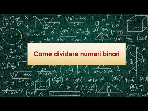 Video: Come Dividere I Numeri