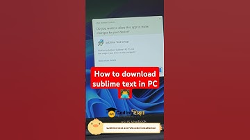 How to download the sublime text 3 and vs code in pc #codingshiksha #sonkatch #sublimetext #vscode