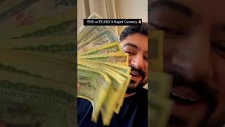 Indian ₹10,000 in Nepal? 😱 #nepal #kathmandu #currencyexchange #shortsfeed #shorts