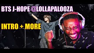 **I'M SCREAMING** REACTING TO BTS j-hope 'Intro' & 'MORE' @ Lollapalooza 2022