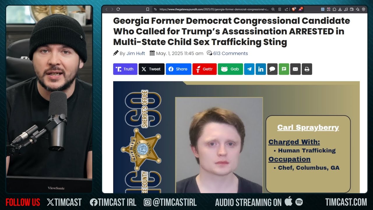 Democrat ARRESTED On CHILD TRAFFICKING Charges In MAJOR STING
